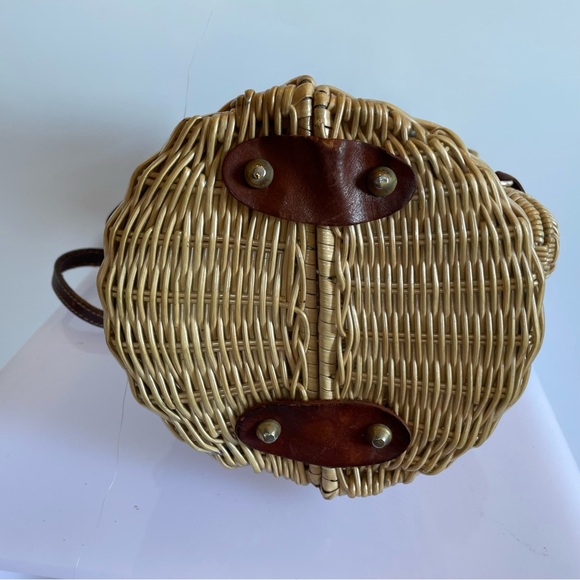 Vintage 70’s Marcus Brothers Wicker Horse Head Handbag Purse - Picture 11 of 11